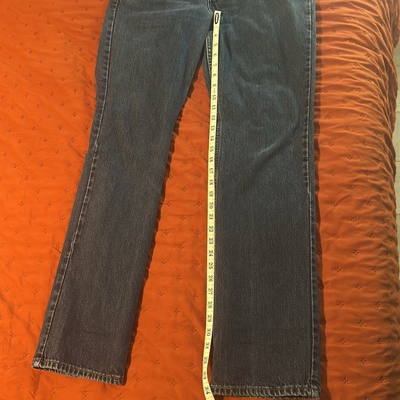Levis Vintage 505 High Rise Straight Leg Dad Jeans 33.5” waist - Picture 5 of 5